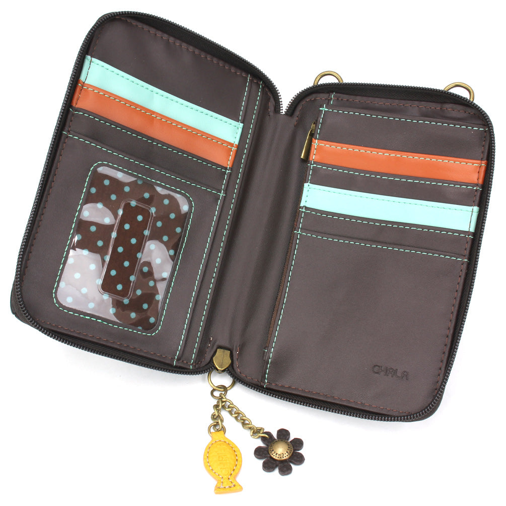 Chala Wallet Xbody  - Gray Tabby Cat bag