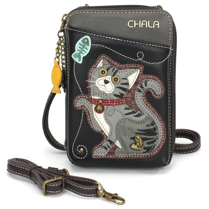 Chala Wallet Xbody  - Gray Tabby Cat bag