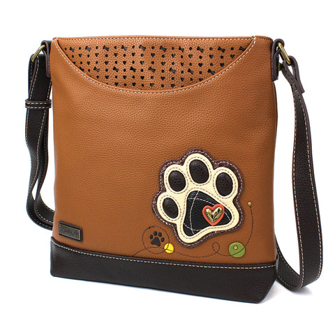 Chala Sweet Messenger - Ivory Pawprint bag