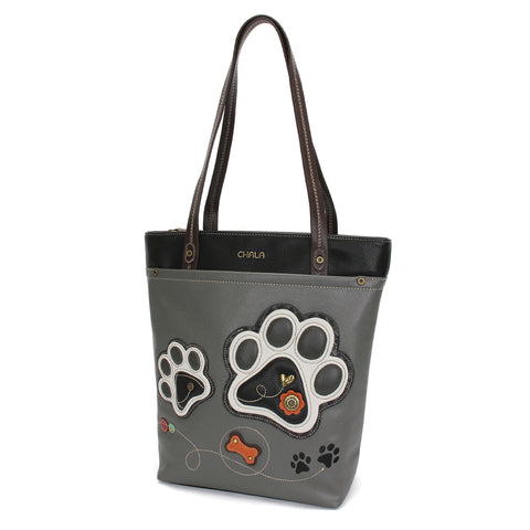 Chala Deluxe Everyday Tote - Pawprint bag