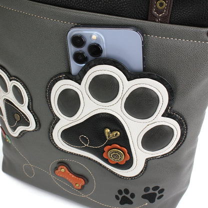 Chala Deluxe Everyday Tote - Pawprint bag