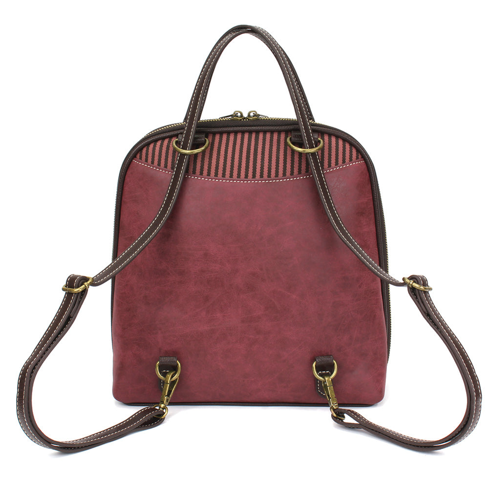 Chala Convertible Backpack Purse - Pawprint bag