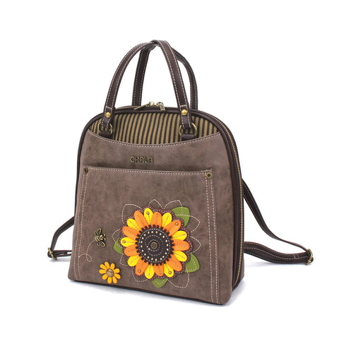 Chala Convertible Backpack Purse - Sunflower bag