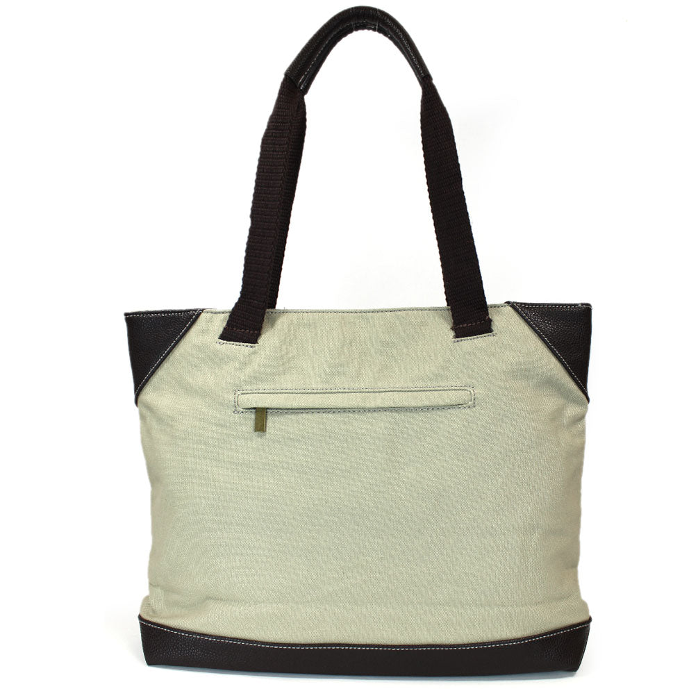 Chala Safari Canvas Tote - Bird bag
