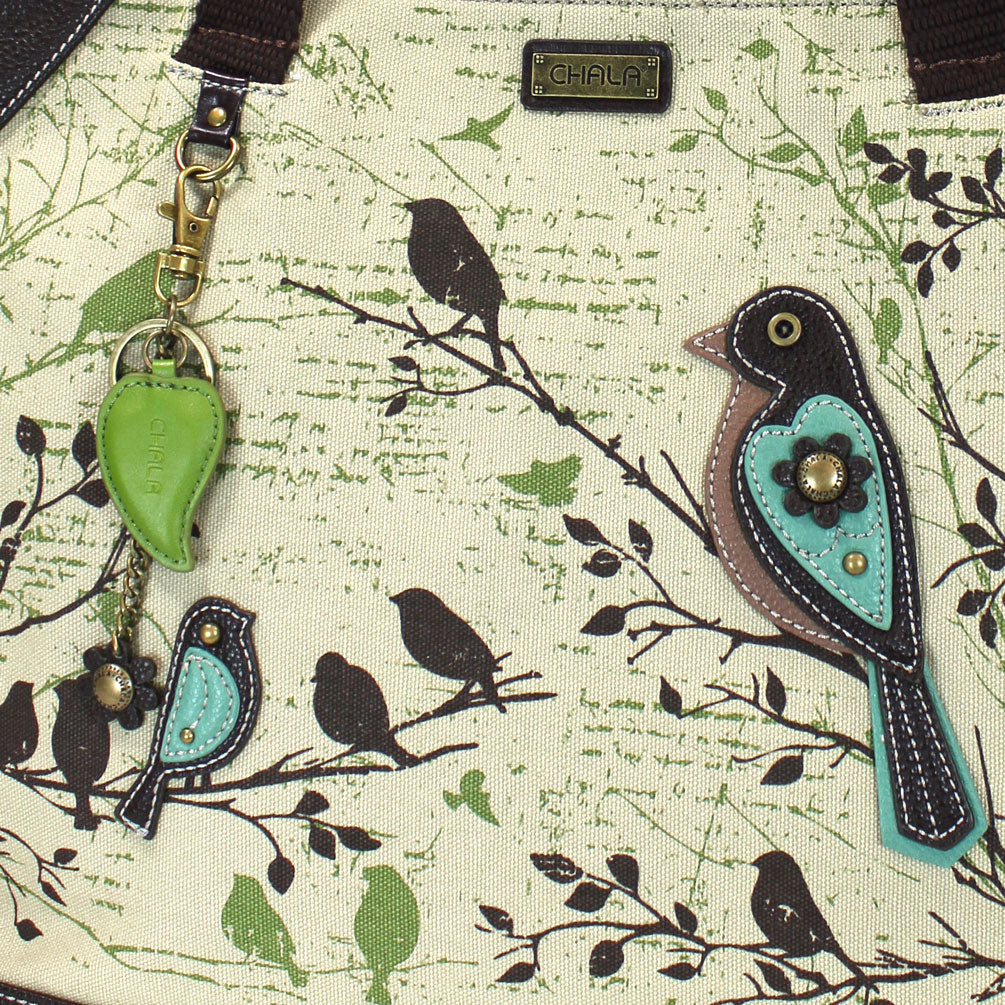 Chala Safari Canvas Tote - Bird bag