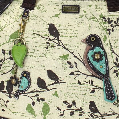 Chala Safari Canvas Tote - Bird bag