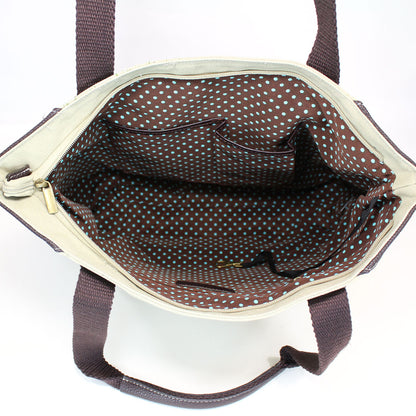 Chala Safari Canvas Tote - Bird bag