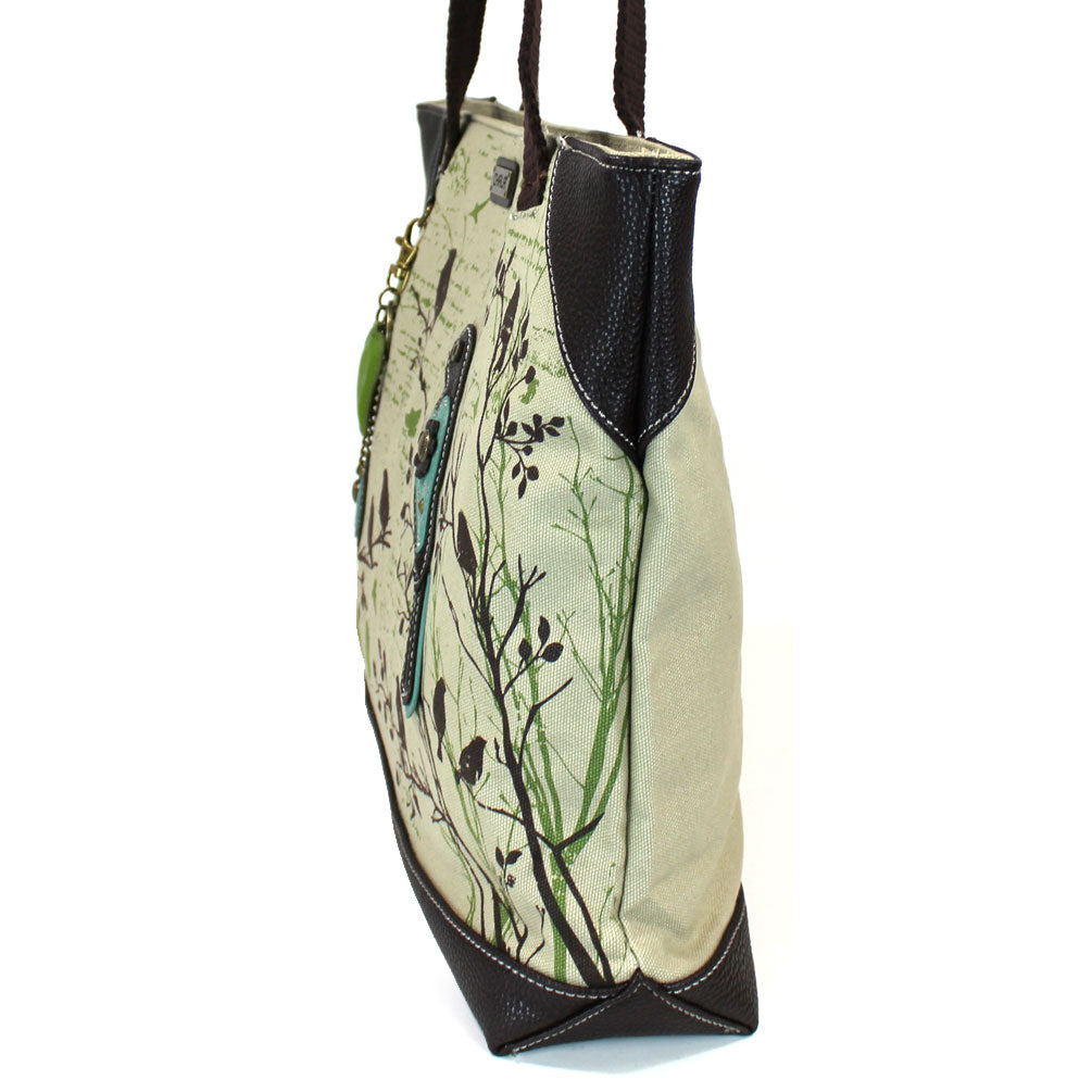 Chala Safari Canvas Tote - Bird bag