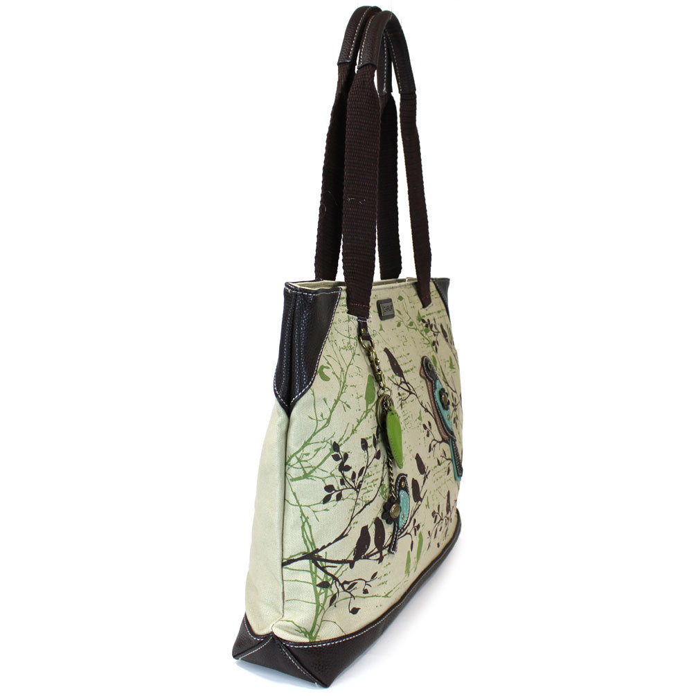 Chala Safari Canvas Tote - Bird bag