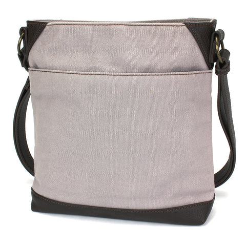 Chala Safari Canvas Crossbody - Horse (Gray) bag