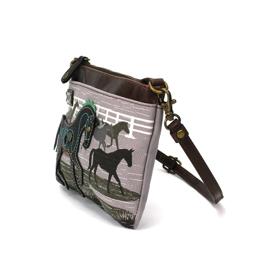 Chala Safari Canvas Mini Xbody - Horse bag
