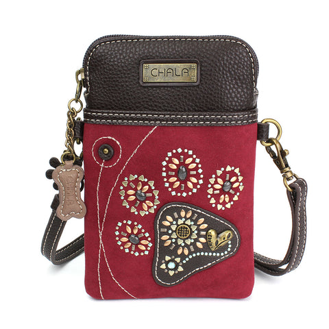 Chala Dazzled Cellphone Xbody - Pawprint bag