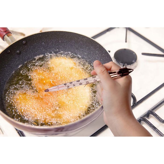 Deep Fry Candy Jelly Thermometer with Glass Tube