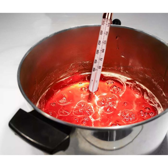 Deep Fry Candy Jelly Thermometer with Glass Tube