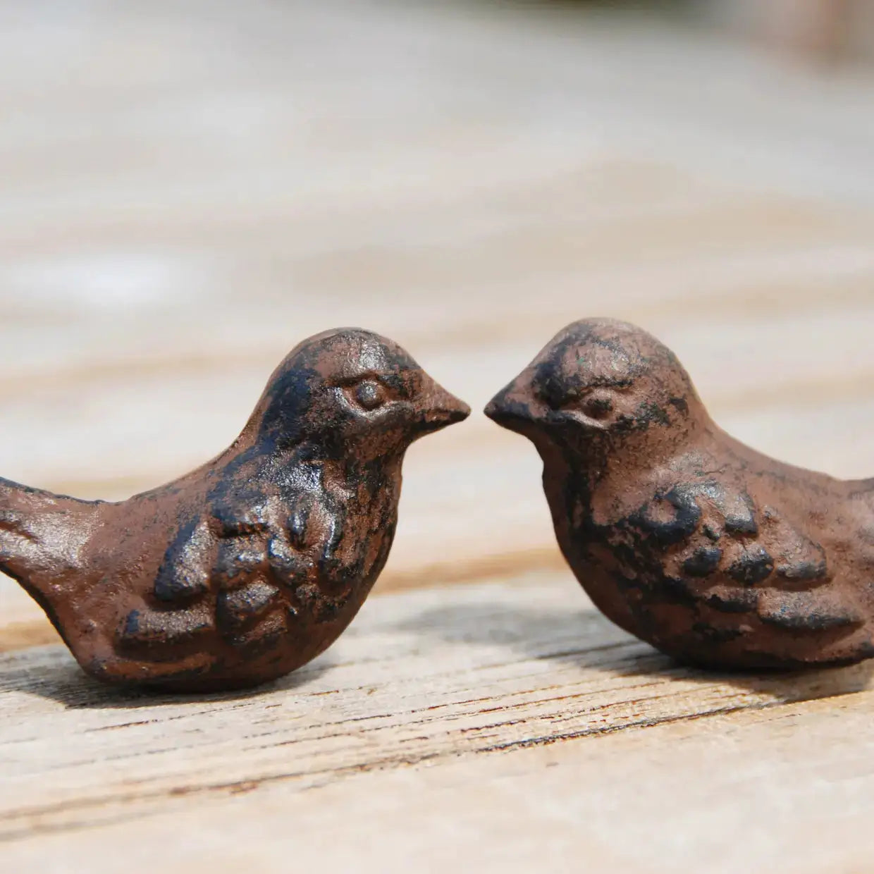 ESSCHERT DESIGN USA THANK YOU BIRDS TIN CAST IRON - Bird & Wildlife Houses HOME DECOR