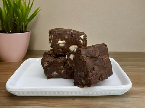 Rocky Road With Pecans Fudge