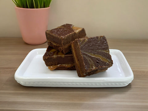 Chocolate Caramel Sea Salt Fudge