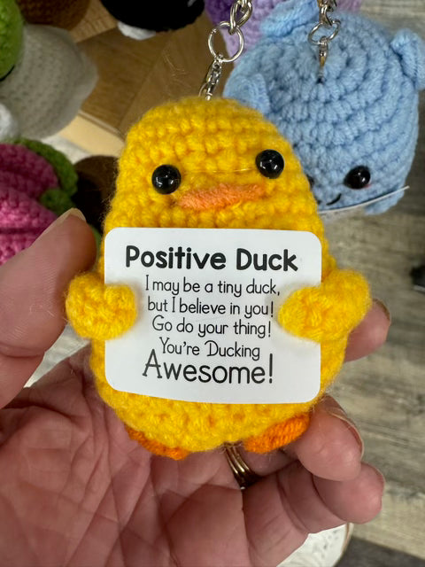 Positive DUCK KeyChain - YOU'RE DUCKING AWESOME!