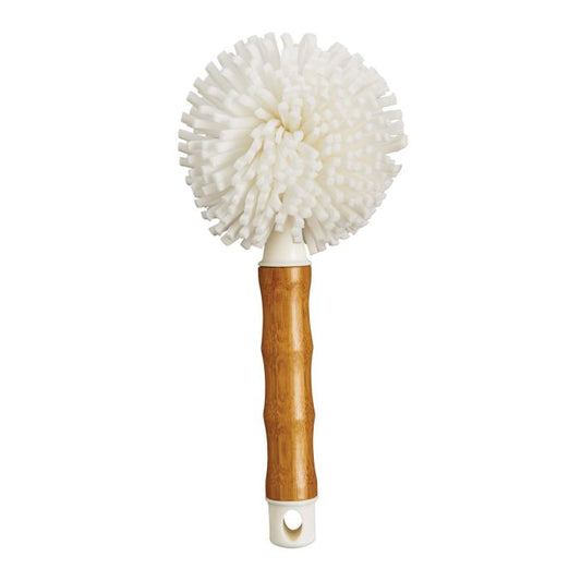 Kitchen Bamboo Handle Glass Brush