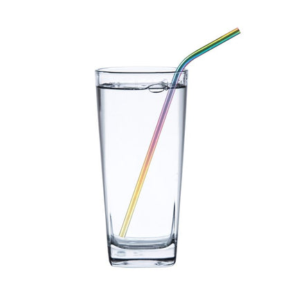 Kitchen Rainbow Drinking Straw with Brush