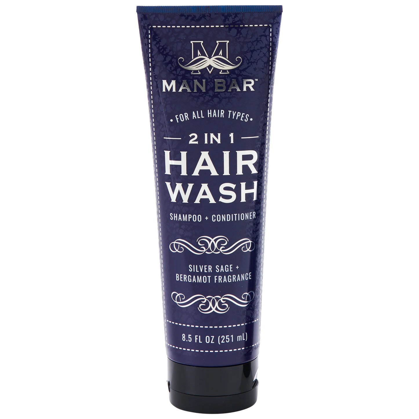 MAN BAR® 2-in-1 Hair Wash - Silver Sage & Bergamot