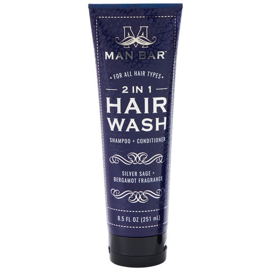 MAN BAR® 2-in-1 Hair Wash - Silver Sage & Bergamot