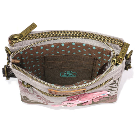 Chala Double Pocket Xbody - Flamingo Group bag