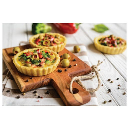 Non-Stick Round Quiche Pan 4.25" (Set of 4)