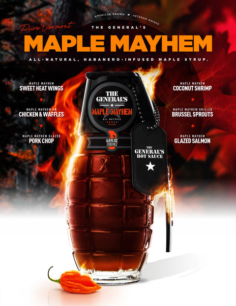 The General's Maple Mayhem Hot Sauce