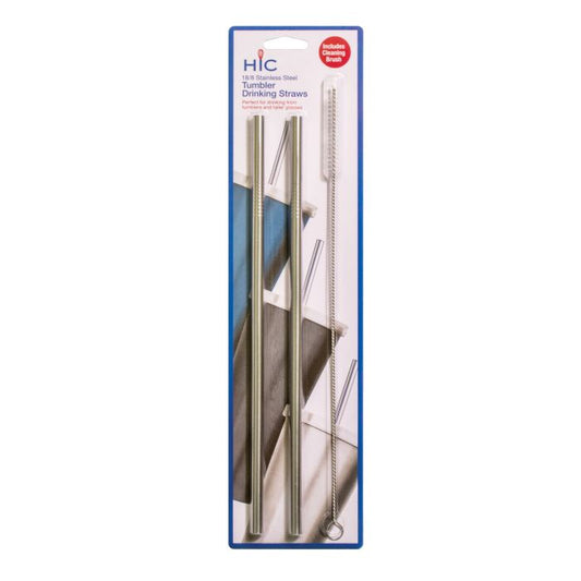 Reusable Tumbler Drinking Straws, Set of 2