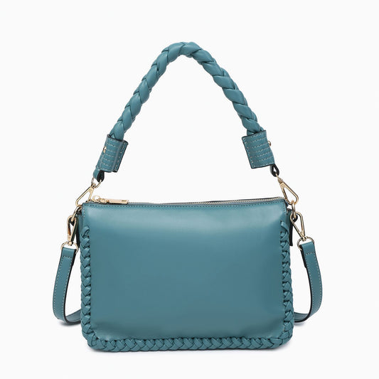 Judith Whipstitch Trim Shoulder Bag