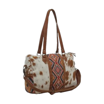 Myra Bag Myra Bag Ladies Aztec Brown Mini Duffle Bag S-5638 - Gym Duffel Bags
