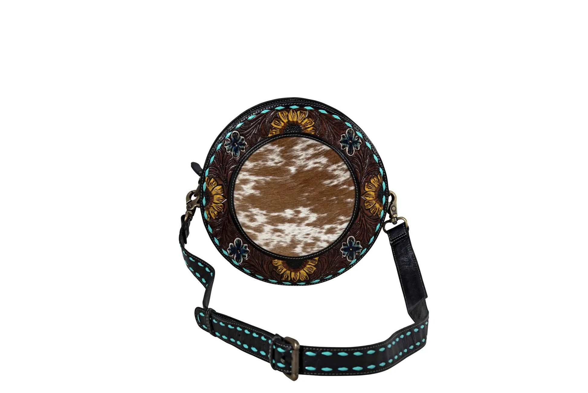 Myra Bag Sunflower Sunrise Round Bag - Handbags Myra Bag