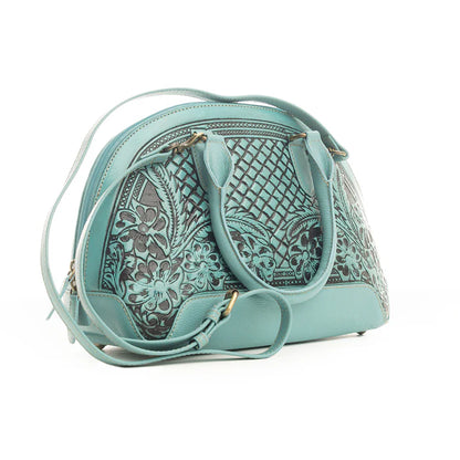 Peonie Creek Hand-Tooled Bag Purse