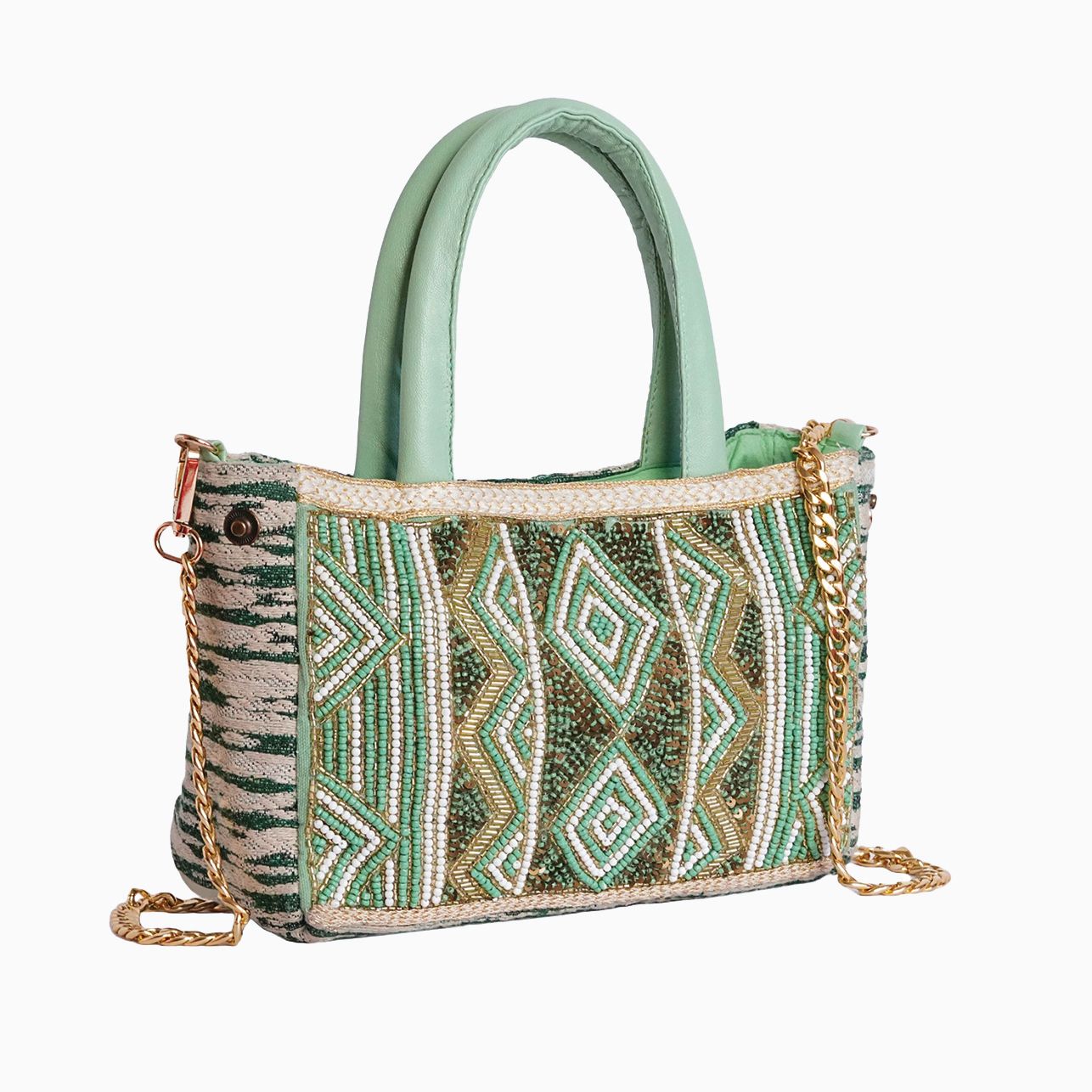Tracey Beaded Mini Tote
