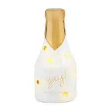 Mud Pie CHAMPAGNE LIGHT UP SITTER - Kitchen & Dining Kitchen Accessories