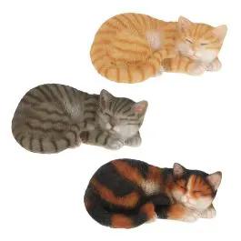 ESSCHERT DESIGN USA SLEEPING CAT Figurines - Decor HOME DECOR