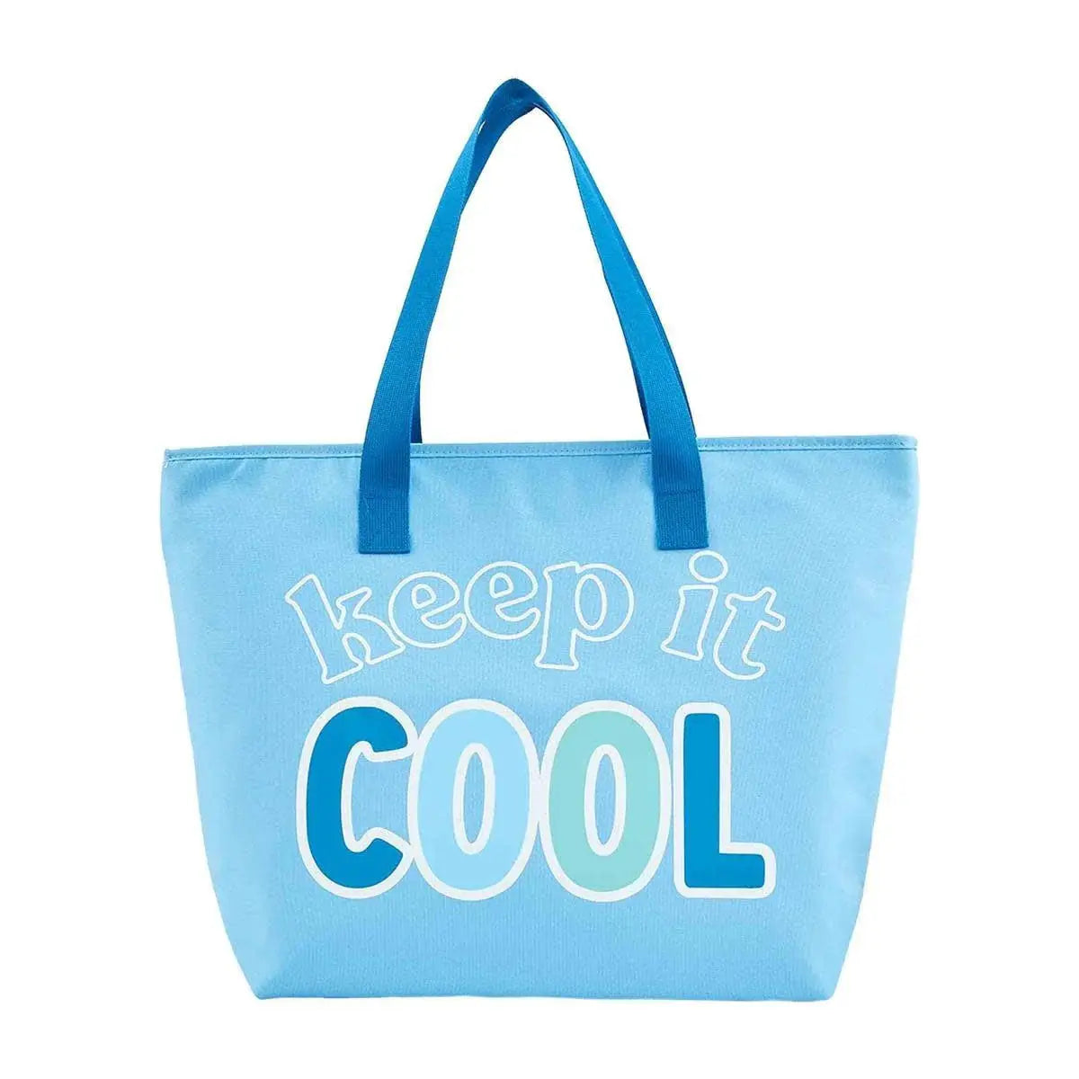 Mud Pie BLUE SUMMER COOLER TOTE - Kitchen & Dining Kitchen Accessories