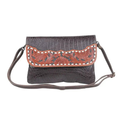 Myra Bag CHOCOSPLASH HANDBAG TOOLED BAG - Cross Body Bags