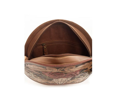Winds Of The Rose Round Bag