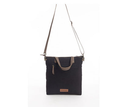Talon View Tote Bag in Coco & Red