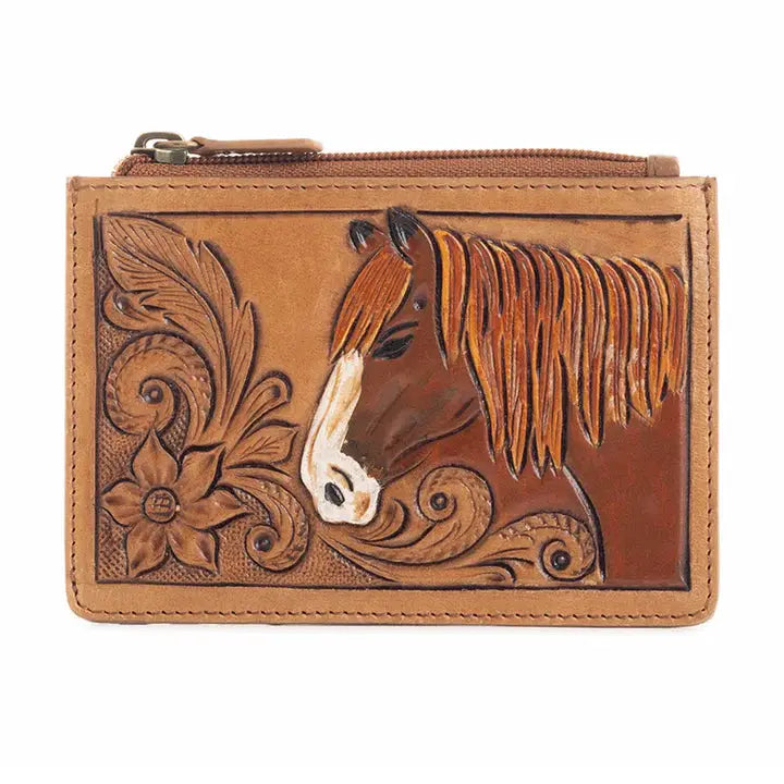 Myra Bag Myra Caballo Mio Credit-Card Holder in Caramel - Card Cases