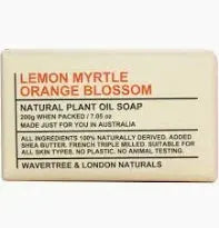 AUSTRALIAN NATL SOAPWORKS Lemon Myrtle and Orange Blossom Soap - Bar Soap Bar Soap