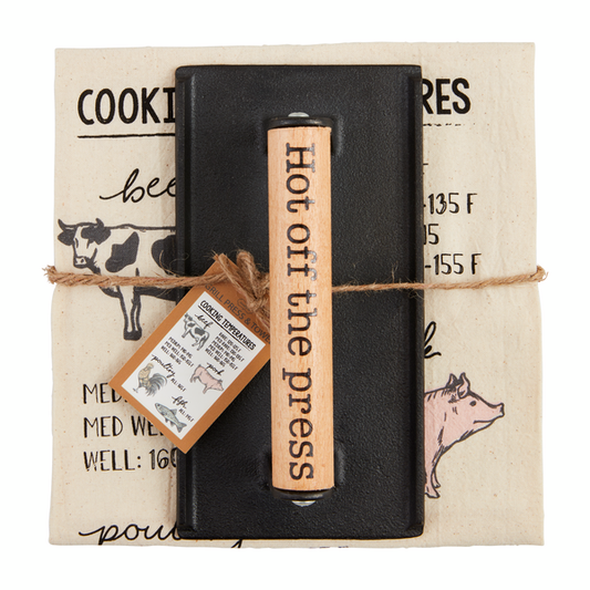 Mud Pie Grill Press And Towel
