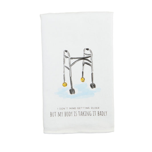 Mud Pie Funny Birthday Towel