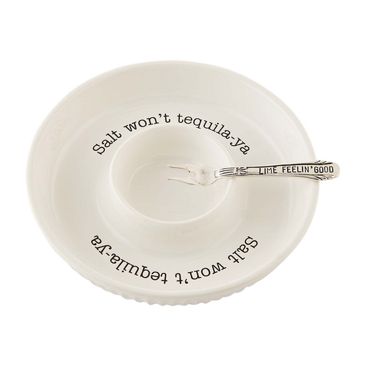 Mud Pie Margarita Salt Rimmer and Lime Set