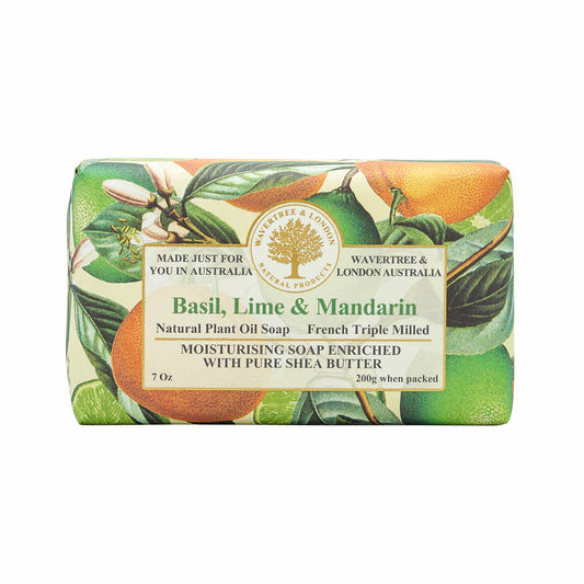 AUSTRALIAN NATL SOAPWORKS BASIL/LIME/MANDARIN SOAP - Bar Soap Bar Soap